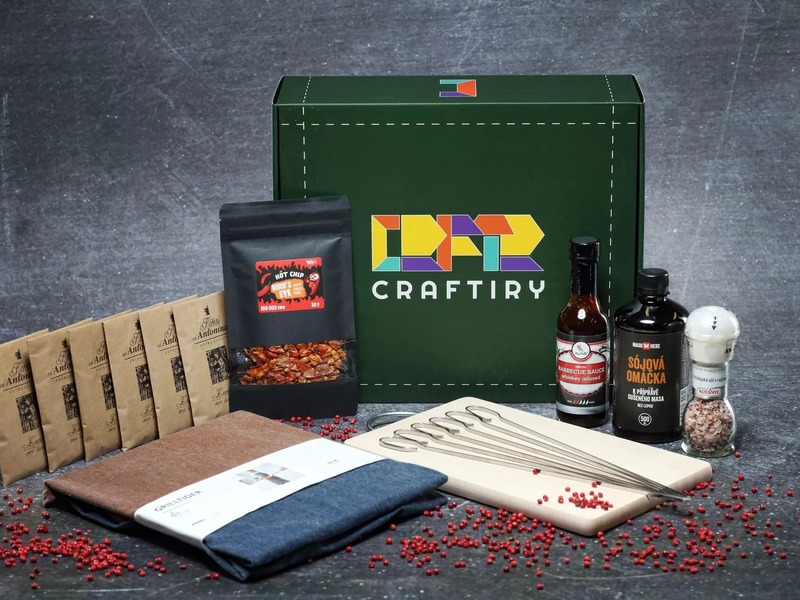 Craftiry: Sada na přípravu grilovaného masa