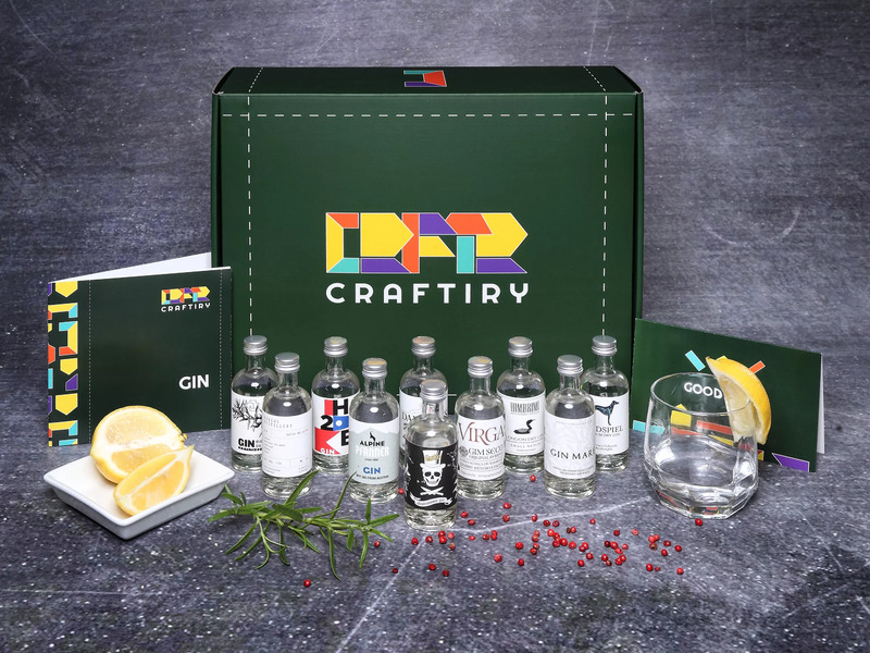 Domácí degustace 10 vzorků Ginu