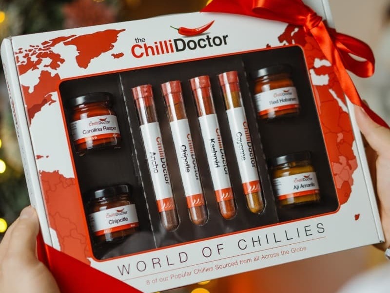 Sada 8 chilli lahůdek z celého světa