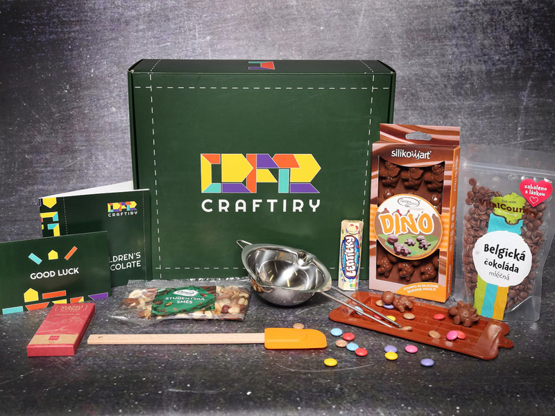 Craftiry: Dětská sada na výrobu čokolády