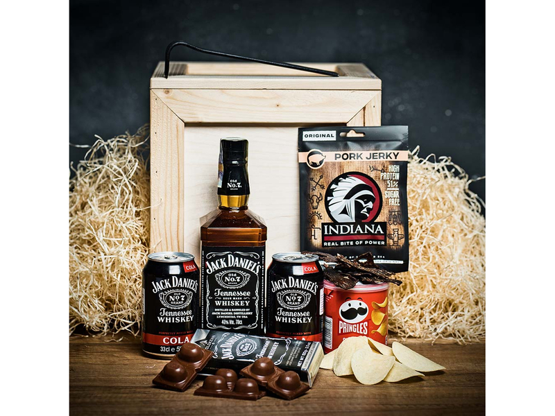 Bedna s whiskey Jack Daniel’s
