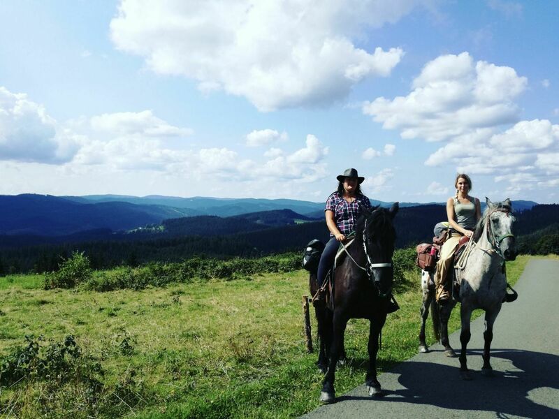 Celodenní výlet na koních v v Kysucích, Slovensko