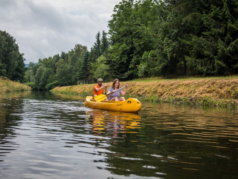 Splutí Nisy na kánoi s možností návratu na koloběžce