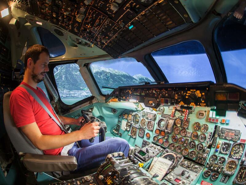 Letecký simulátor DC-9 + let v Dynamic WT-9