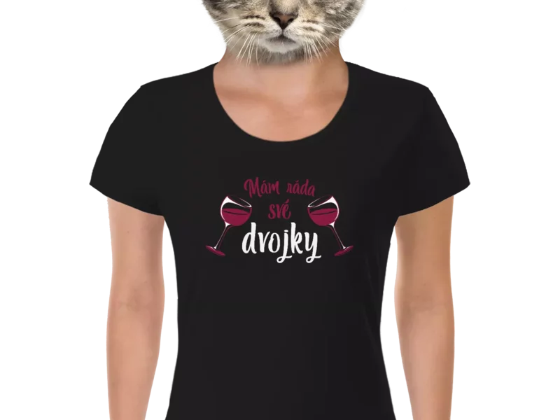 Vtipné tričko Bastard: Dvojky  (Velikost L)