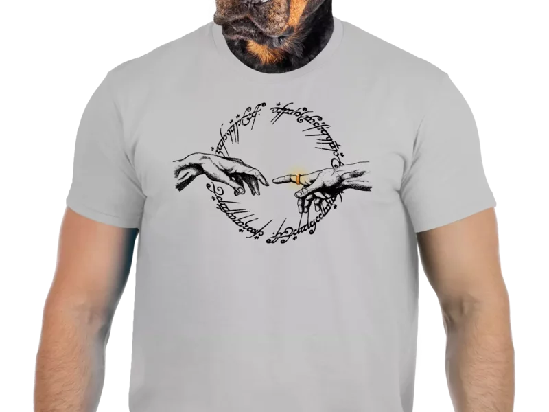 Vtipné tričko Bastard: God of Ring  (Velikost XXL)