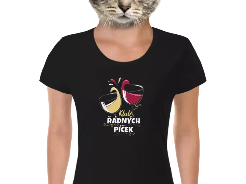 Vtipné tričko Bastard: Klub řádných píček  (Velikost L)