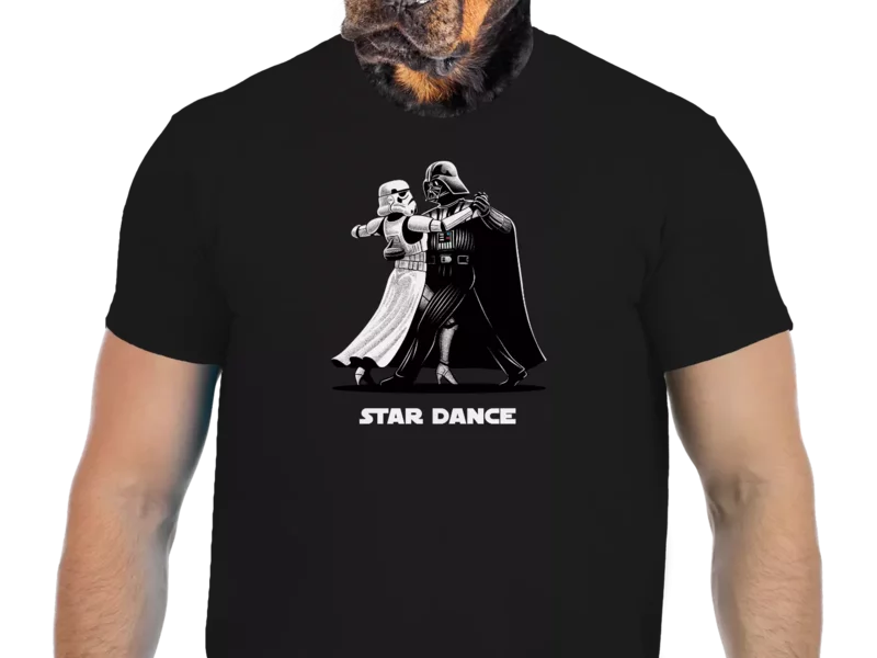 Vtipné tričko Bastard: Star Wars tanečníci  (Velikost 3XL)