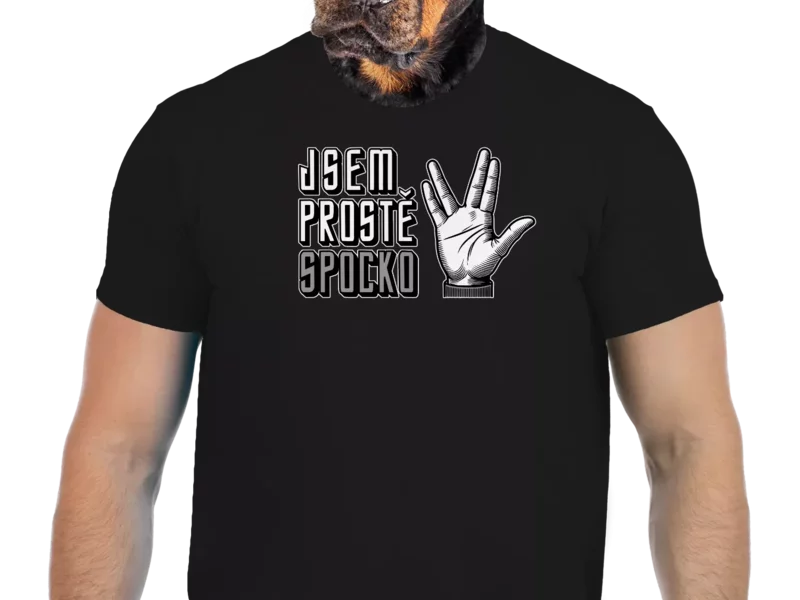 Vtipné tričko Bastard: Jsem spocko  (Velikost L)