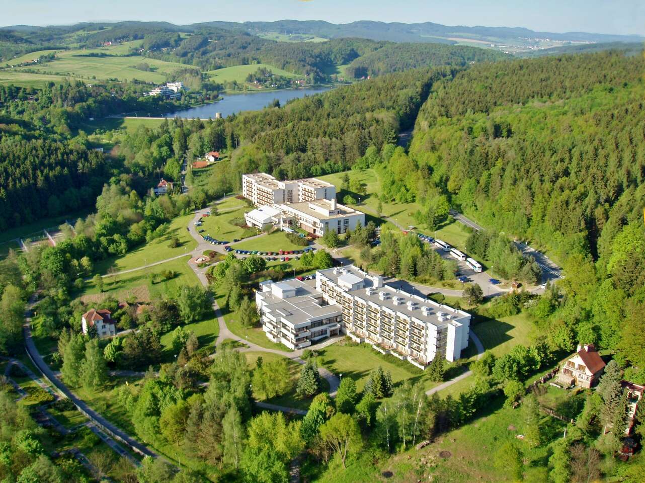 Celoroční pobyt v hotelu Harmonie v Luhačovicích s polopenzí či all inclusive a wellness