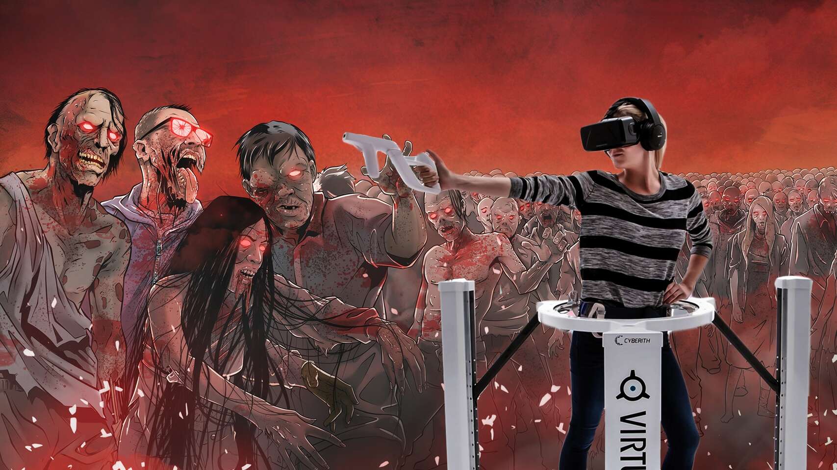 Vyzkoušejte svou odvahu ve virtuální hře Zombie ostrov přímo na Václavském náměstí