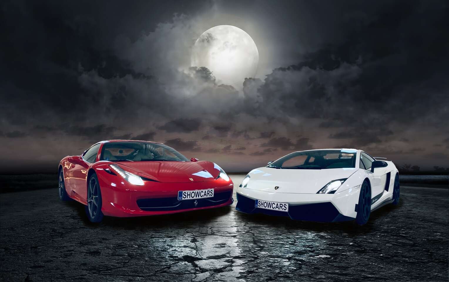Netradiční adrenalinová večerní jízda v nabušených supersportech dle výběru z Ferrari, Lamborghini, Porsche nebo Subaru