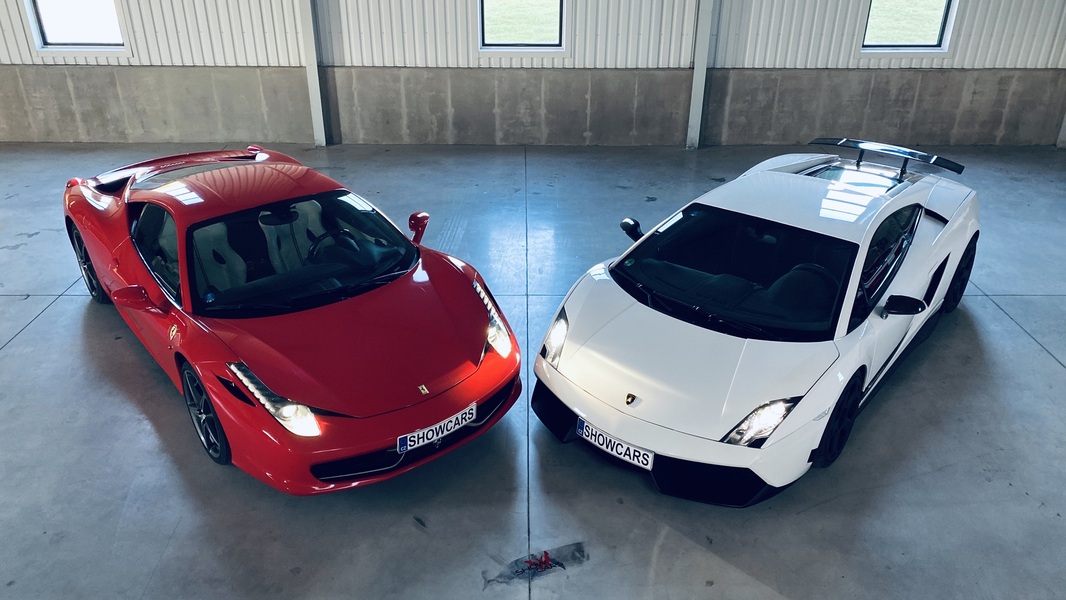 Souboj titánů: Ferrari 458 Italia vs Lamborghini Gallardo LP 570-4 v Čechách Praha