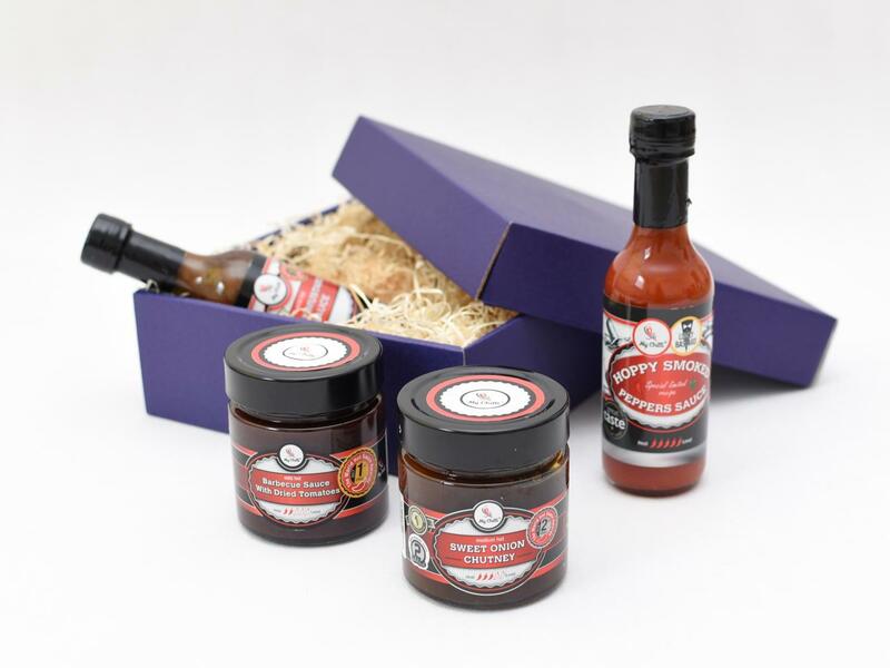Dárkové balení oceněných chilli omáček a chutney Celá ČR