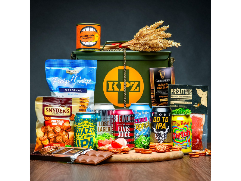 Dárková Army bedna pro milovníky piva