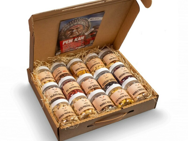 Degustační box oříšků a sušeného ovoce