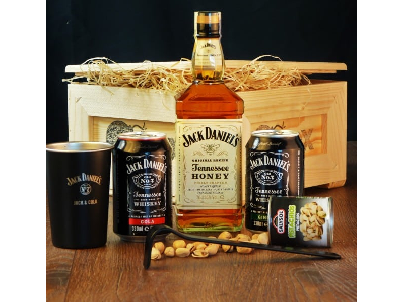 Dárková bedna s páčidlem pro muže Jack Daniel’s Honey Celá ČR