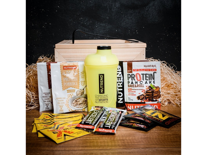 Dárková bedna s páčidlem pro muže Fitness maxi NUTREND Celá ČR